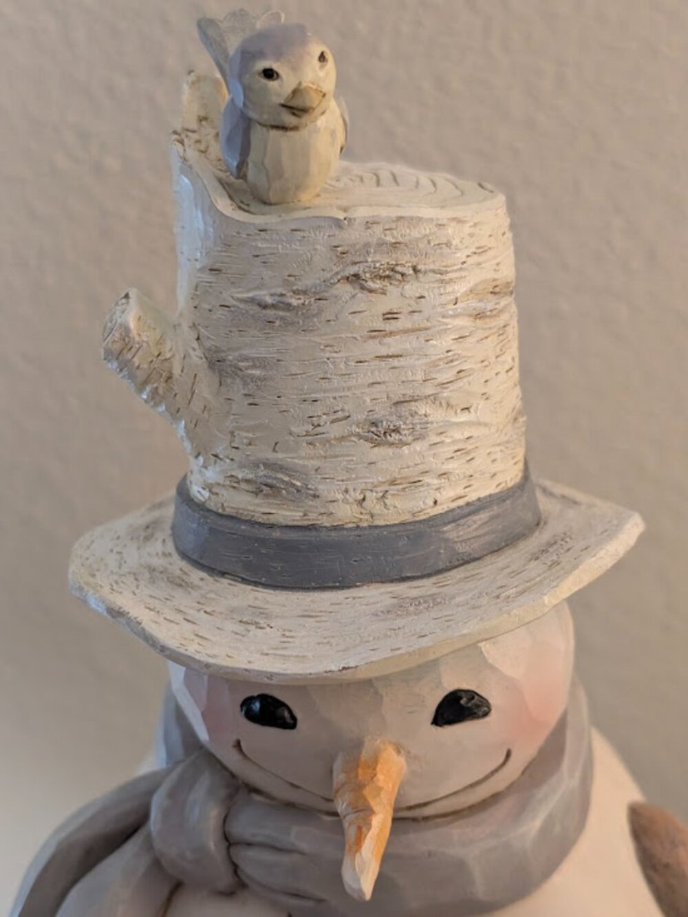 LARGE Jim Shore winter woodland 19” Snowman, beautiful condition, indoor/outdoor - Picture 9 of 10